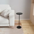 thumbnail image 5 of Small Round Side Table, Metal Drink Table for Living Room Bedroom, Black, 5 of 6