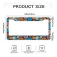 thumbnail image 6 of Vintage Colored Circles License Plate Frames for Women Men Car Plate Holder Cover Metal Tag Aluminum Car Accessories Front Rear Plate Decor, 6 of 6