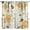 Bee-11, variant on Bee Curtain Cute Bees White Flowers Hive Pattern Blackout Print Rod Pocket Window Drapes for Bedroom Living Room 42x54in