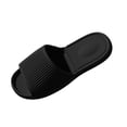 thumbnail image 4 of Lopecy-Sta Womens Sandals Ribbed Non Slip Pool Slides Open Toe Single Band Slip On Shower Slippers For Indoor Outdoor Casual Wear, 4 of 7