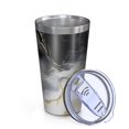thumbnail image 2 of 16oz Tumblers Black Marble Gold Line Pattern Stainless Steel Vacuum Insulated Double Wall Travel Tumbler Cups Mug with Lid and Straw,Cleaning Brush for Coffee,Tea, 2 of 4