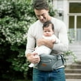 thumbnail image 3 of Sunveno Ergonomic Hip Seat Baby Carrier for Newborns, Infants, Babies, Gray, 3 of 9
