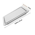 thumbnail image 4 of Milisten Stainless Steel Embedded Type Trash Bin Cover Recessed Flap Lid for Kitchen Bathroom Countertop Use, 4 of 8