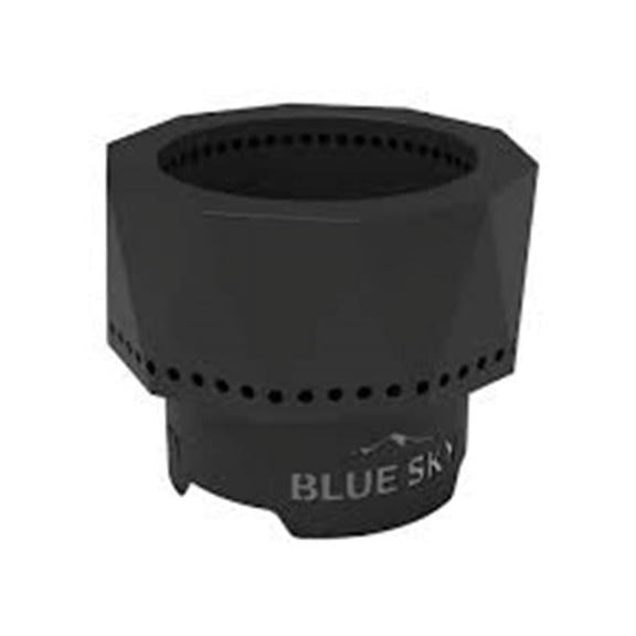 Blue Sky Outdoor Living Ridge Portable Steel Smokeless Fire Pit with Carrying Bag, Firewood and/or Wood Pellet Burning