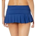 thumbnail image 2 of Women's Lauren Ralph Lauren 101054 Beach Club Solids Skirted Brief Swim Bottom (Sapphire 12), 2 of 2