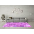 thumbnail image 3 of Ahgly Company Indoor Rectangle Patchwork Purple Transitional Area Rugs, 6' x 9', 3 of 4