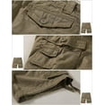 thumbnail image 3 of Matchstick Men's Cotton Cargo Shorts Loose Utility Outdoor Shorts with Multi Pockets, Sizes S-6XL, 3 of 7