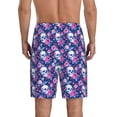 thumbnail image 4 of Lsque Skull Flower Mens Sleep Pajama Shorts,Short Pajama Pants, Cotton Ultra-Soft Knit-X-Large, 4 of 9
