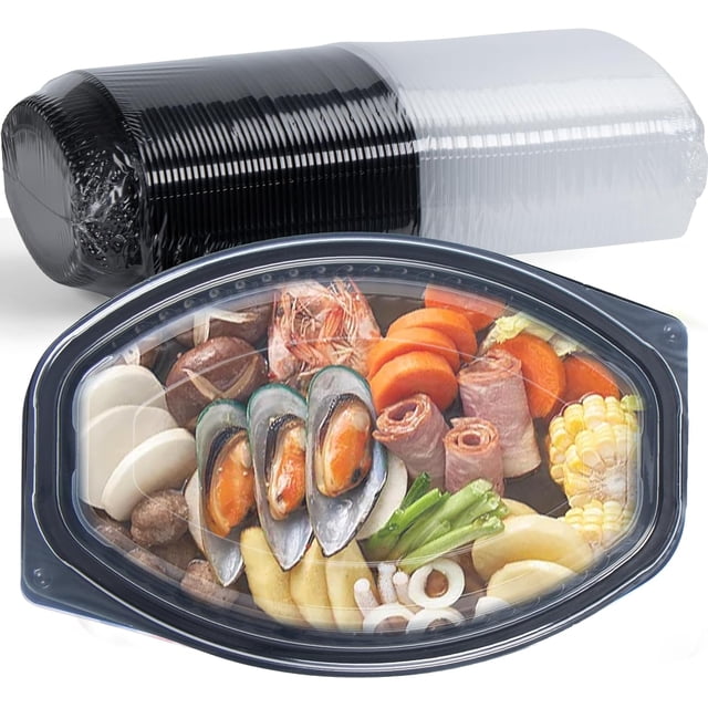 Meal Prep Container, Reusable 40-Pack 24oz Bento Boxes Food Storage Leak Proof To Go Containers for Lunch - BPA Free Microwave Dishwasher Freezer Safe