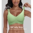 thumbnail image 5 of Daystry Womens Wireless Bras No Underwire Push Up Bra Comfort Seamless Supportive Full Coverage Everyday Bras Gradient Color with Bra Extender, 5 of 12