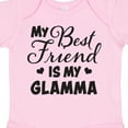thumbnail image 4 of Inktastic My Best Friend is My Glamma with Hearts Boys or Girls Baby Bodysuit, 4 of 5