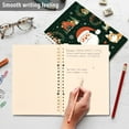 thumbnail image 4 of FORMRS 1-Subject Spiral Notebook 8" x 5" College Ruled 60 Refillable Sheet A5 Hard Cover, Whimsical Christmas, 4 of 7