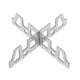 thumbnail image 2 of Soporte Acero inoxidable de acero inoxidable estufa Rack Cruz soporte de camping al aire libre Soporte Soporte Soporte, 2 of 7