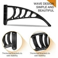 thumbnail image 4 of 79"x38" Window Awning Canopy, Polycarbonate Front Door Patio Cover for UV, Rain, Snow & Sunlight Protection, Stylish Brown Panel with Black Bracket, 4 of 9