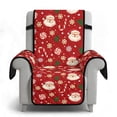 thumbnail image 6 of Yuyamidu Santa Claus Stretch Recliner Chair Cover Waterproof Recliner Chair Protector with Elastic Edge Easy to Install Single-Seater Sofa Slipcovers Gift for Holiday, 6 of 7