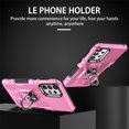 thumbnail image 2 of Allytech for Samsung Galaxy A32 5G Phone Case with Screen Protector, Anti-Fingerprint Non-slip Anti-Drop Heavy Duty Corner Protection Rotating Ring Stand Cover Case for Samsung A32 5G 6.5", Pink, 2 of 10