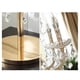 thumbnail image 3 of Lámpara de mesa de cristal for mesita de noche, lámpara de mesa con Control de botón, lámpara de mesa dorada, sala de estar, dormitorio, sala de estudio, candelabro de cristal, 3 of 7