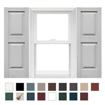 Mid America Raised Panel Vinyl Shutters (1 Pair) In Stock Now