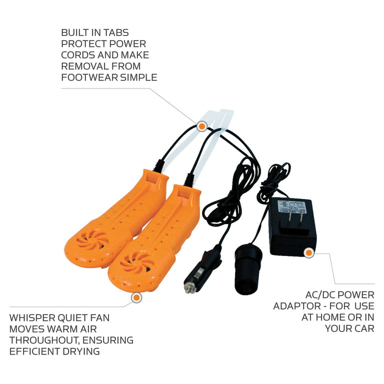 DryGuy Travel Dry DX Boot Dryer and Shoe Dryer, Orange :  Clothing, Shoes & Jewelry