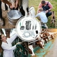 VAHIGCY Goat Milking Machine Automatic Breast Pump 7L Milk Bucket Food