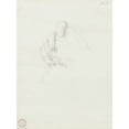 thumbnail image 3 of Alphonse Legros 11x14 Black Modern Framed Museum Art Print Titled - Study for the Hands in the Portrait of Edward D. Adams (1892), 3 of 5