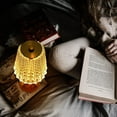 thumbnail image 2 of Cordless Table Lamp, Rechargeable Battery Operated Lamp, Room Decor Portable Lamp, Touch Stepless Dimmable Led Lights, Modern Metal Crystal Lamp,, 2 of 3
