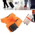 thumbnail image 5 of Viveous Cross Style Suitcase Luggage Packing Belt Stripe (Orange), 5 of 11