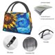 thumbnail image 4 of Easygdp Sunflower Starry Night Vibes Bolsa de Almuerzo Insulada Reutilizable, Bolsa de Mano y Bandolera para Oficina, Trabajo, Viajes, 4 of 6