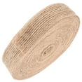 thumbnail image 4 of WRISTBIQUE Natural Burlap Ribbon Roll, Beige Jute Ribbon for Fall and Winter Crafts, 1 Roll, 4 of 8