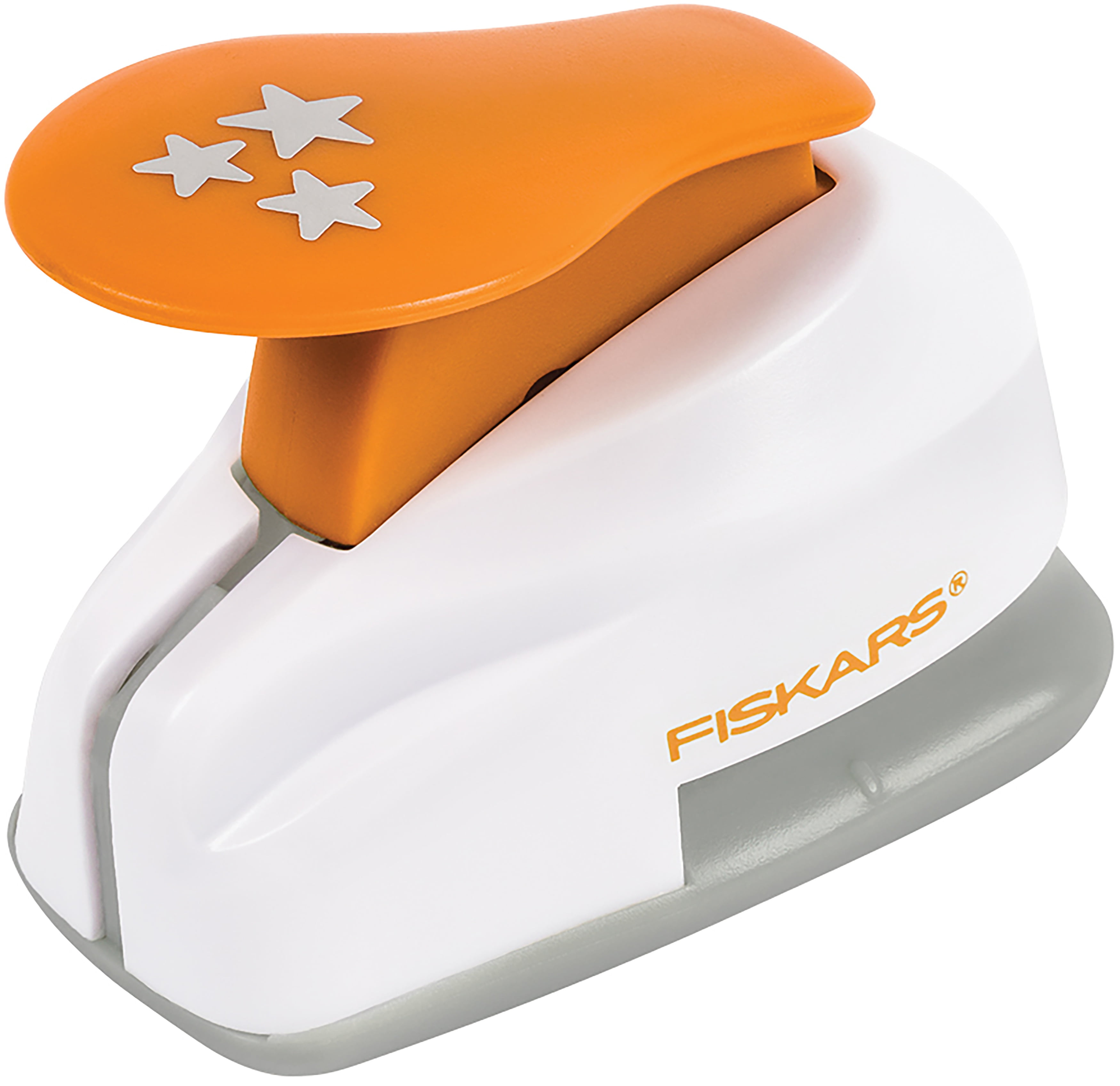 Fiskars 23537097J - 1/4 inch Star Soft Grip Hand Punch —