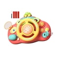 thumbnail image 4 of Juguete con Volante, Mi Primera Conducción, Mini Juguete Musical Educativo Interactivo de Aprendizaje para Niños, Bebés, Regalos de Cumpleaños batería rosa, 4 of 8
