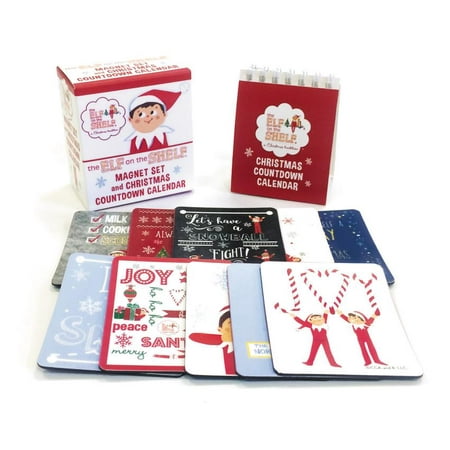 Countdown To Christmas Calendar Ideas The Elf on the Shelf: Magnet Set and Christmas Countdown Calendar (Paperback) ()