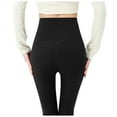 thumbnail image 3 of GEWSEY High Waisted Lounge Legging 25" Buttery Soft Workout Yoga Pants for Women (Black, L), 3 of 5