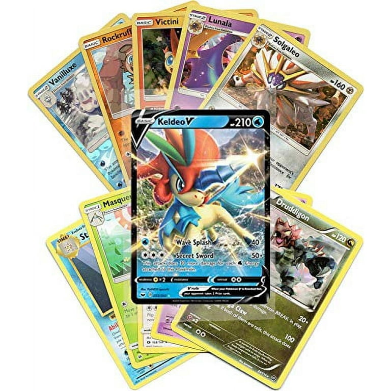 Epic Pokemon Card Bundle 40 Cards V/vmax Full Art 