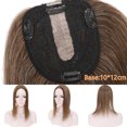 thumbnail image 4 of SEGO Clip in Hair Extensions Human Hair Toppers 100% Real Human Hair Topper for Thinning/Loss Hair Natural Black Hair Pieces, 4 of 9