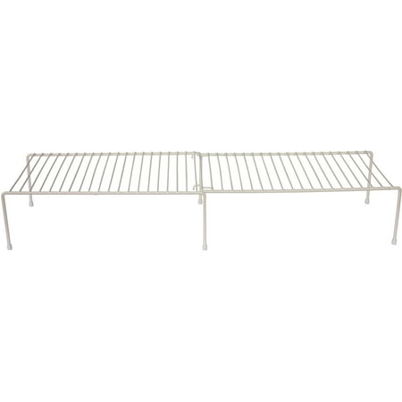 Mainstays White Expanding Cabinet Shelf