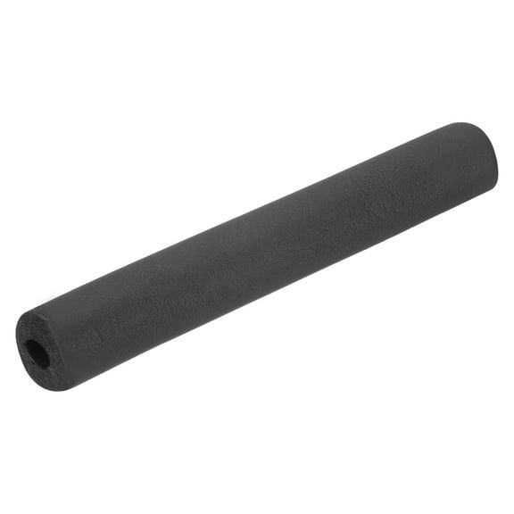 Pipe Insulation Tube Foam Grip Tubing 13mm(1/2") ID 31mm OD 10" Black for Pipe Lagging