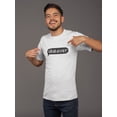 thumbnail image 2 of Whatever Text Pixel Art Men White T-Shirt, Male Medium, 2 of 4