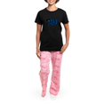 thumbnail image 4 of CafePress - FISH TRIBE Pajamas - Women's Short Sleeve Print T-Shirt and Pants Dark Cotton Pajama Set, 4 of 7