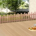 thumbnail image 4 of Sltwyw Decorative Plastic Garden Fencing - 24" Picket Edging for Lawn Borders, Flower Beds, Plant Protection, and Landscape Design, 4 of 6