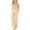 Beige, variant on 3-14 Years Teen Girls 2 Piece Cotton Linen Outfit Sleeveless Cami Tank Tops Loose Wide Leg Flowy Palazzo Pants Set Beige