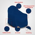 thumbnail image 3 of Covers & all Adirondack Chair Cover, 18 Oz Heavy Duty Waterproof UV & Weather Resistant All Season Protector, Outdoor Furniture Cover with Air Vents & Drawstrings (40" W x 37" D x 36" H, Blue), 3 of 6