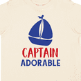 thumbnail image 4 of Inktastic Captain Adorable, Sail Boat, Sailing - Red Blue Boys Toddler T-Shirt, 4 of 5
