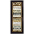 thumbnail image 1 of TrendyDecor4U MA2296-712 "Family Rules Shutter" by Marla Rae Printed Framed Wall Art, 1 of 3
