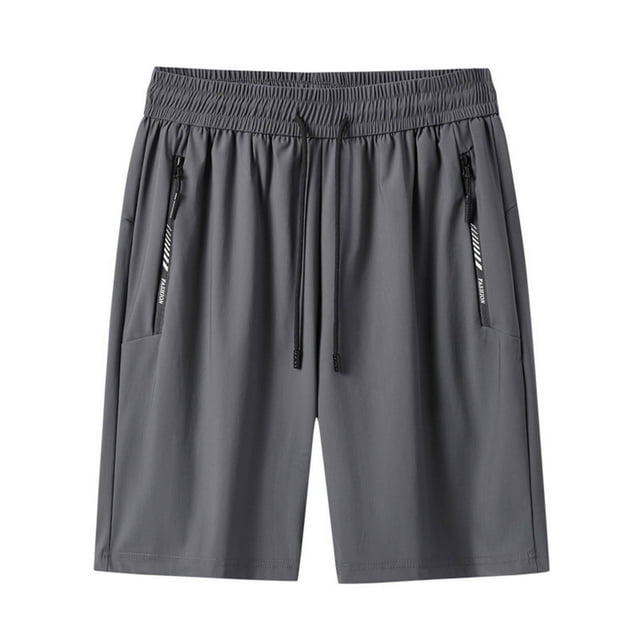 Besolor Mens Athletic Shorts Big and Tall Drawstring Elastic Waist Quick Dry Gym Running Workout Shorts with Pockets