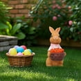 thumbnail image 1 of DFC Easter Decorations : Resin Rabbit Decorations To Light Up Your Garden Patio, 1 of 5