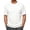 White, variant on TKKCS Mens Crew Neck T-Shirts- Regular Fit Summer Contrast Stitching Casual Daily Wear Stretch Short Sleeve Tees Black Size 2XL
