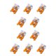thumbnail image 2 of Jumpingount Paquete de 2 horquillas para niña, tocado, horquilla para el pelo, tocado, regalos para estudiantes, Clip, graduación, fiesta de Naranja 10piezas, 2 of 6