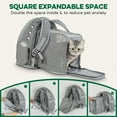 thumbnail image 3 of Cat Backpack Carrier, Bubble Expandable Cat Carrier for Cats or Small Dogs up to 15lbs, Airline-Approved, Large Space & Breathable Pet Backpack for Traveling, Hiking, 3 of 18