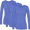 thumbnail image 1 of Sivvan Lot de 3 T-Shirts/maillots de Corps à Manches Longues Confort pour Femmes, 1 of 4
